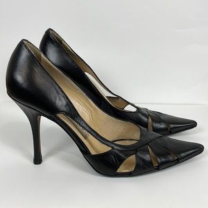 Jimmy Choo Black Cutout High Heels